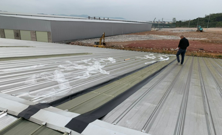 海安厂房屋面防水维修案例